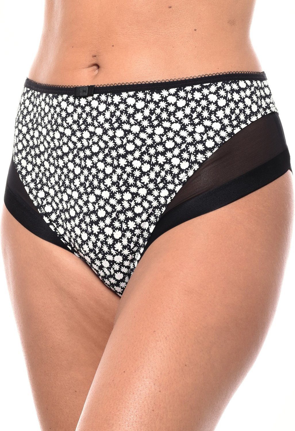 Das großzügige elastische und atmungsaktive Stoffhöschen 00A63 für Damen bietet Komfort und natürliche Bewegung