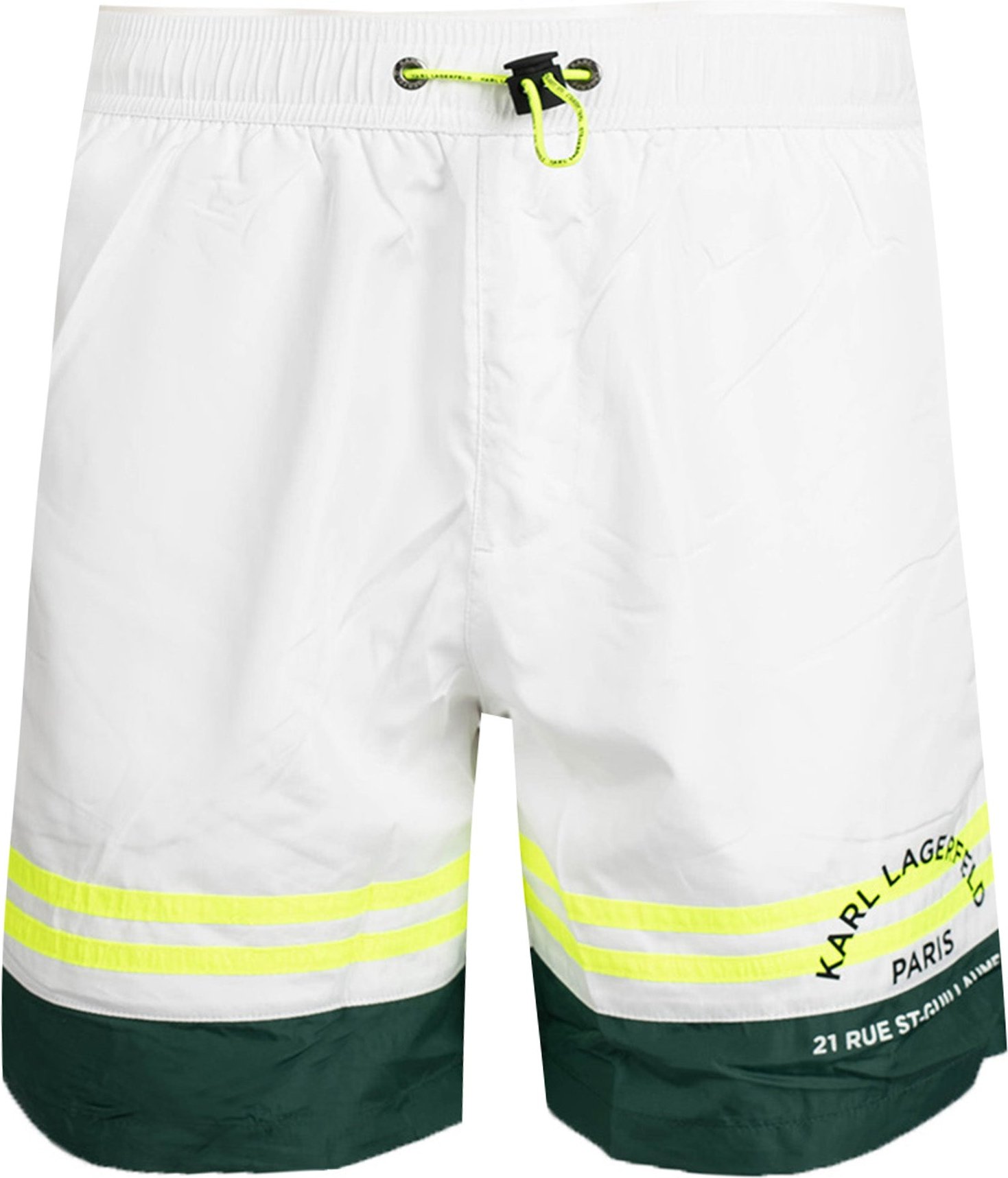 Karl Lagerfeld Badeshorts Golf Herren Weiß