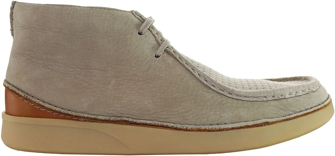 Clarks Oakland Mid Mens Beige Stiefel