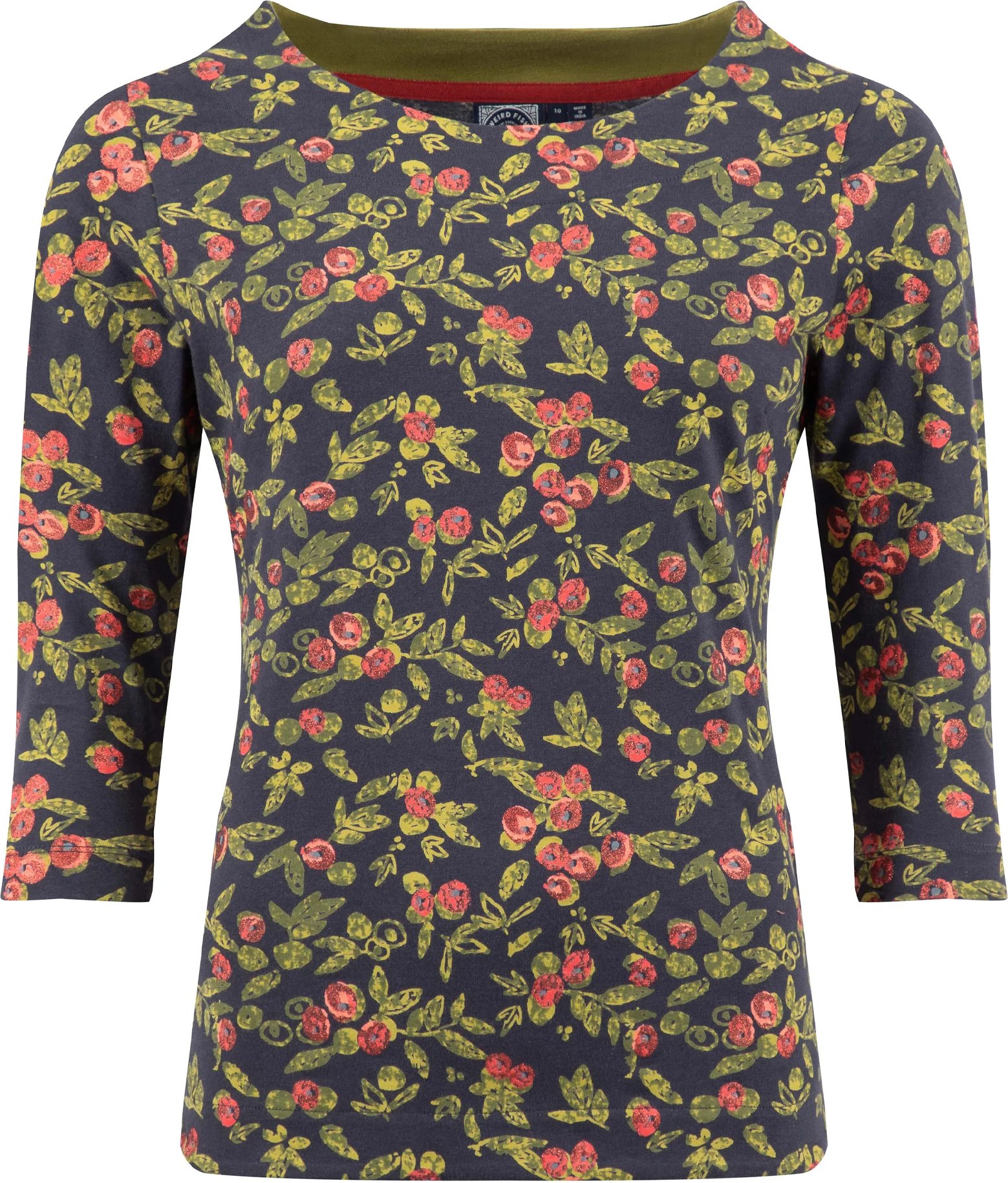 Weird Fish - "Pipia" T-Shirt für Damen (Blauschwarz)