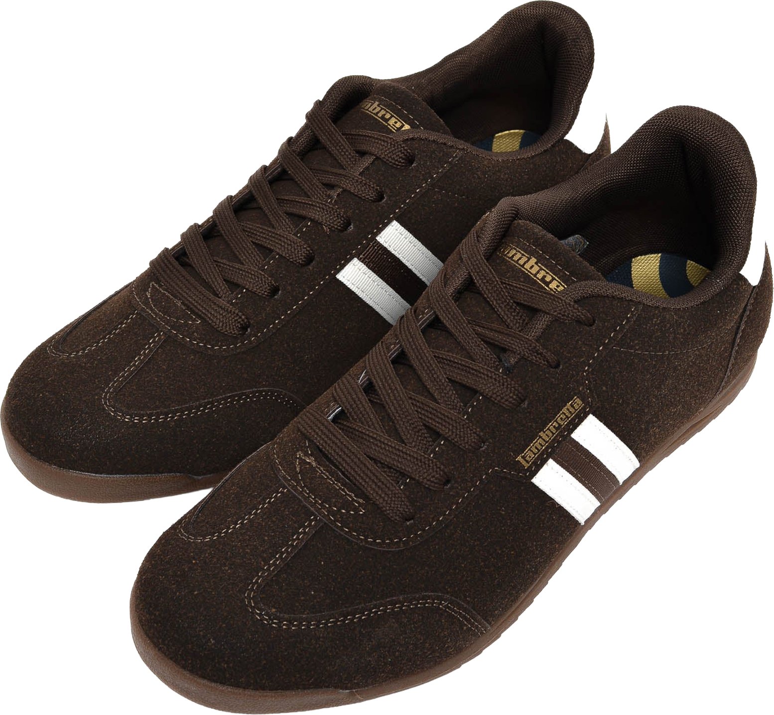 Lambretta - Herren Sneaker "Tackle" (Schokolade/Cremefarbe)