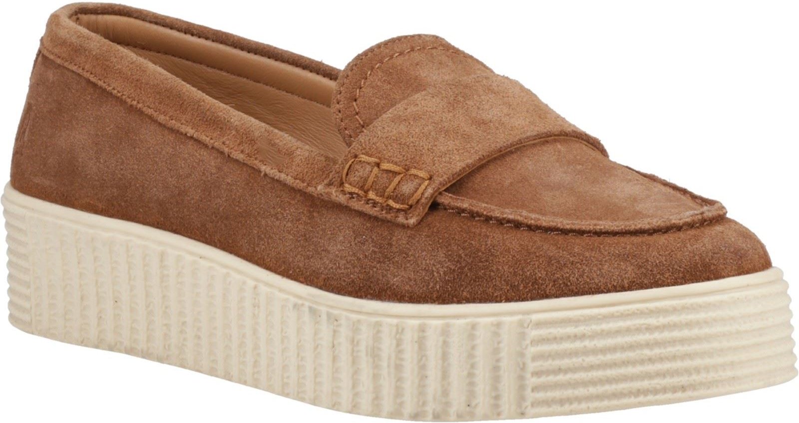 Hush Puppies Tamara Wildleder Damen Mokassins in Tan