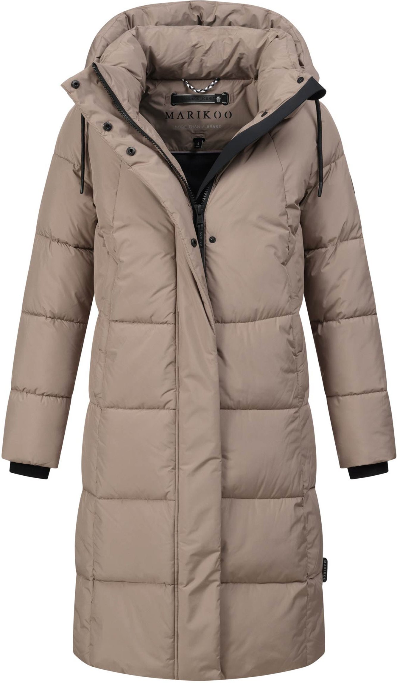 Marikoo Damen Winter Steppmantel Tabiaa XVI mit Kapuze & Fleece