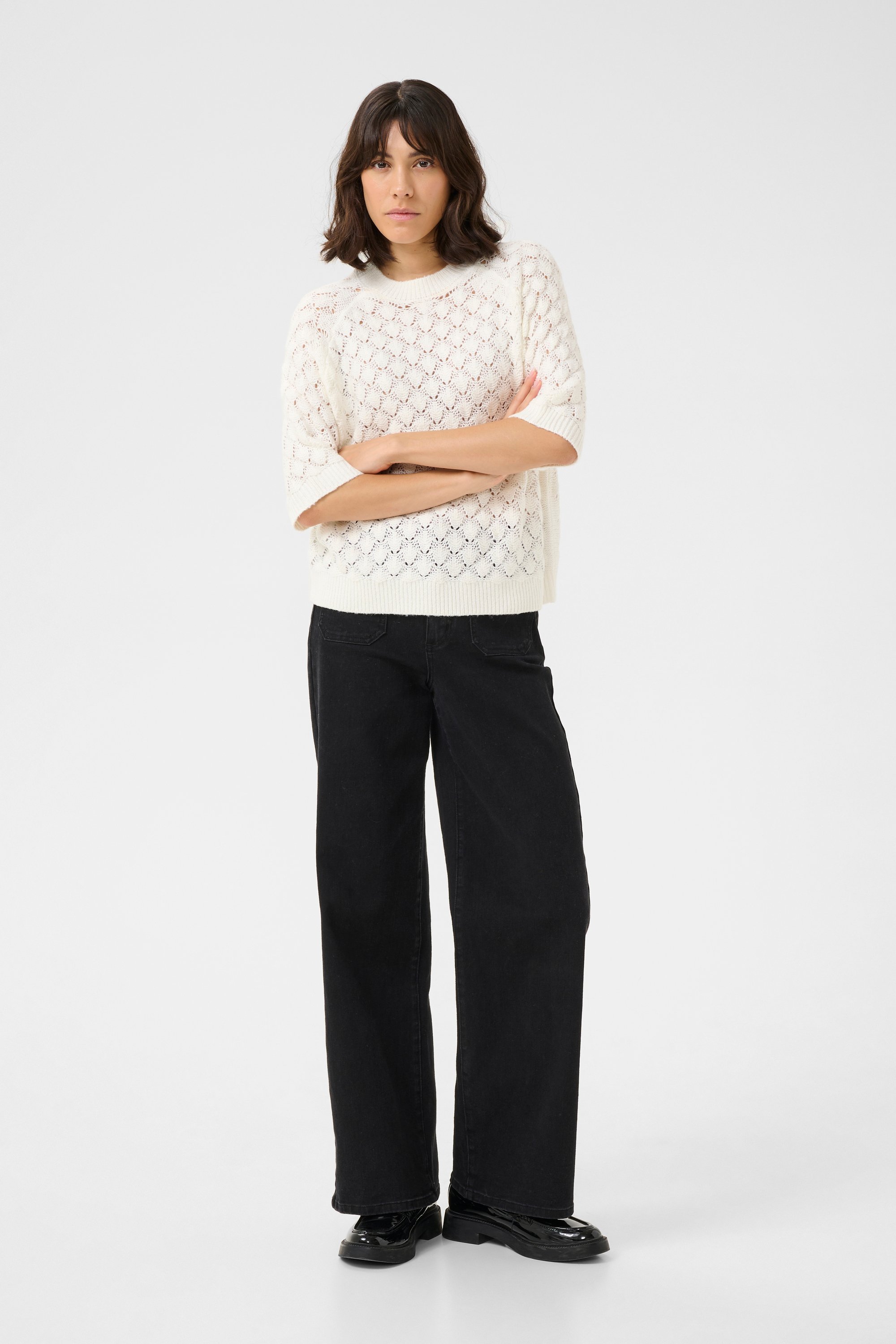 Strickpullover Loose fit white