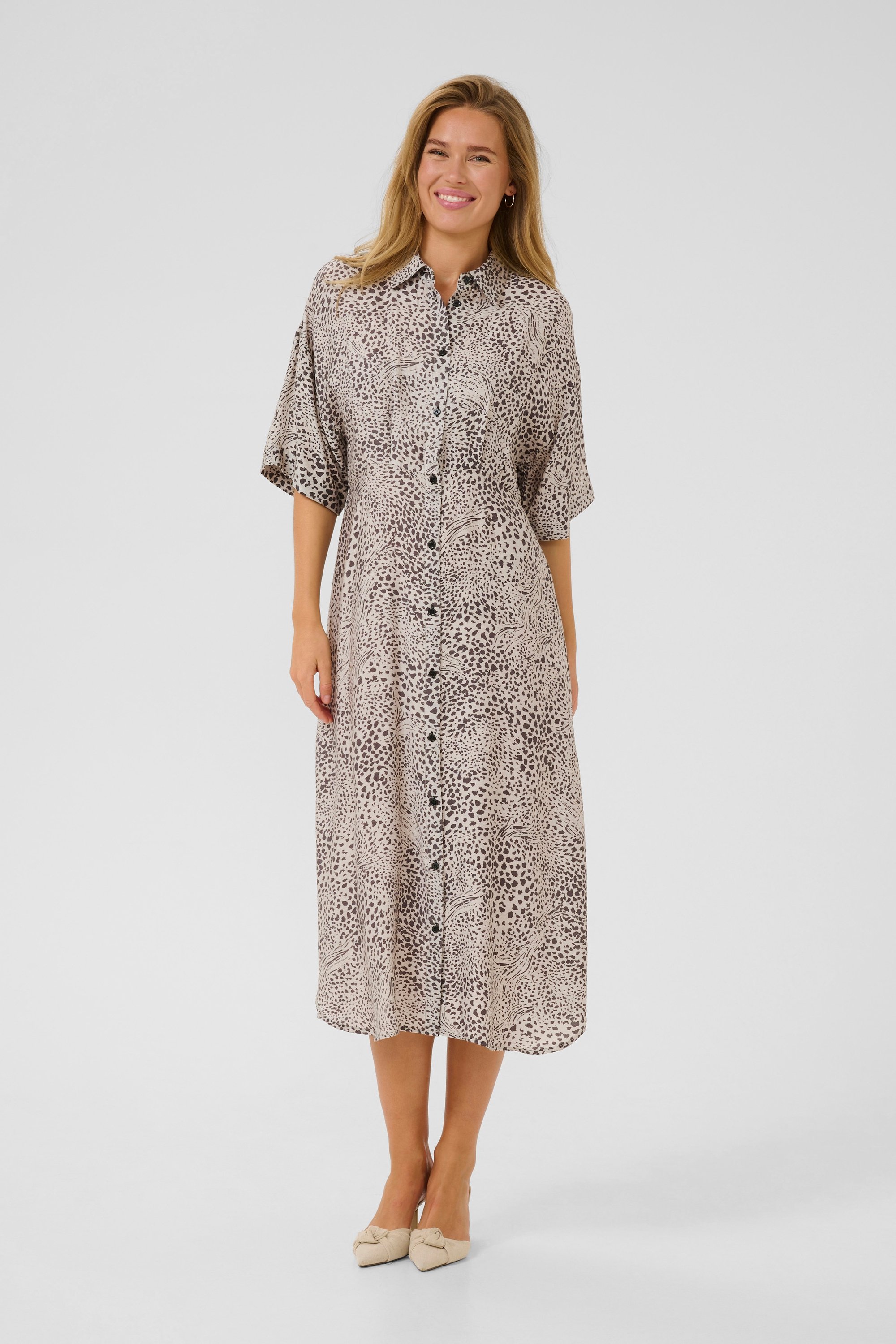 Thumbnail - Kleid Regular fit Abstract Leopard animal