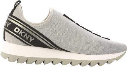 DKNY - "Abbi" Sneaker für Damen, Zum Anschlüpfen (Silber)