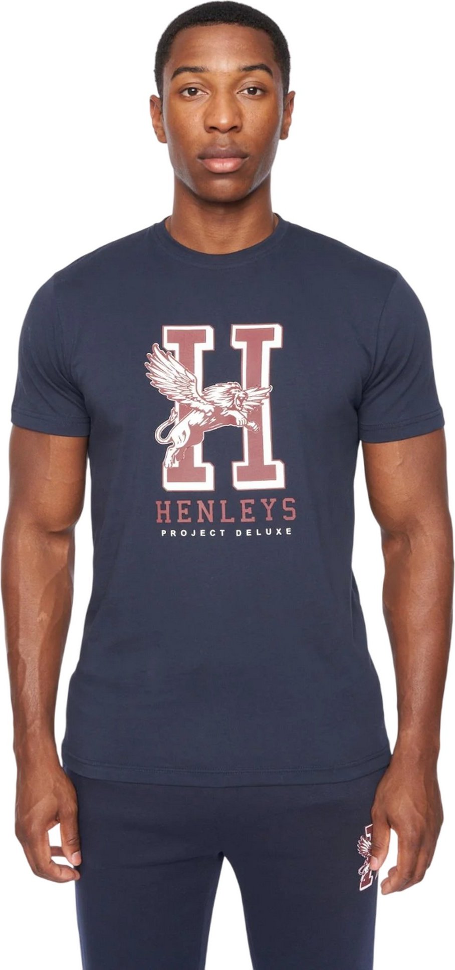 Henleys - "Belton" T-Shirt für Herren (Marineblau)