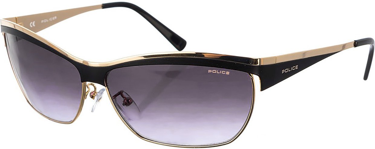 Metall-Sonnenbrille mit rechteckiger Form S8764 Frauen