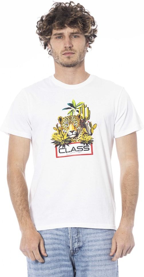 Jaguar Grafik T-Shirt mit kurzem Arm und Rundhalsausschnitt