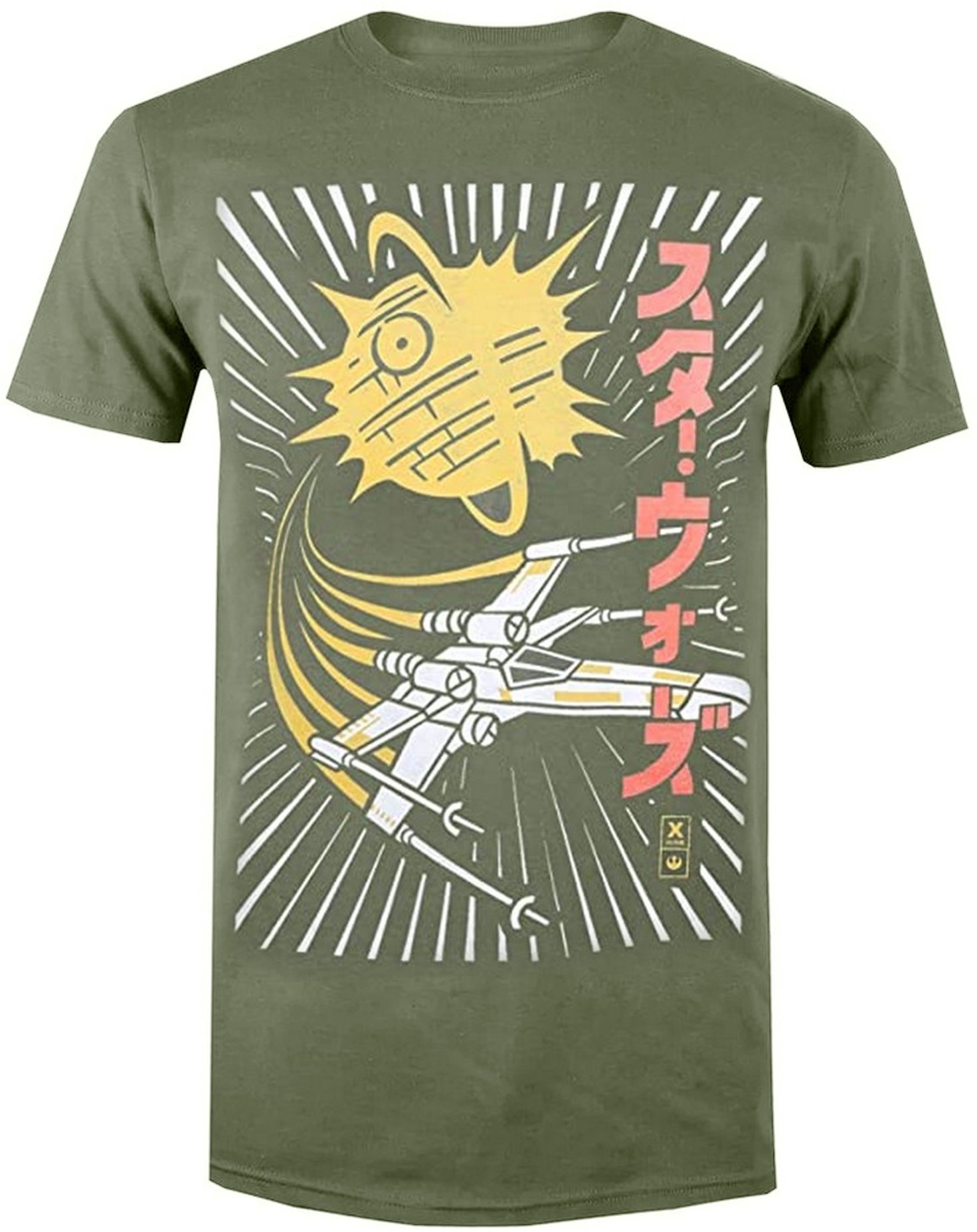 Star Wars - T-shirt REBEL ATTACK - Homme (Vert kaki)