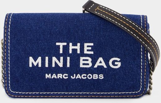 The Mini Schultertasche - Marc Jacobs - Baumwolle - Schwarz
