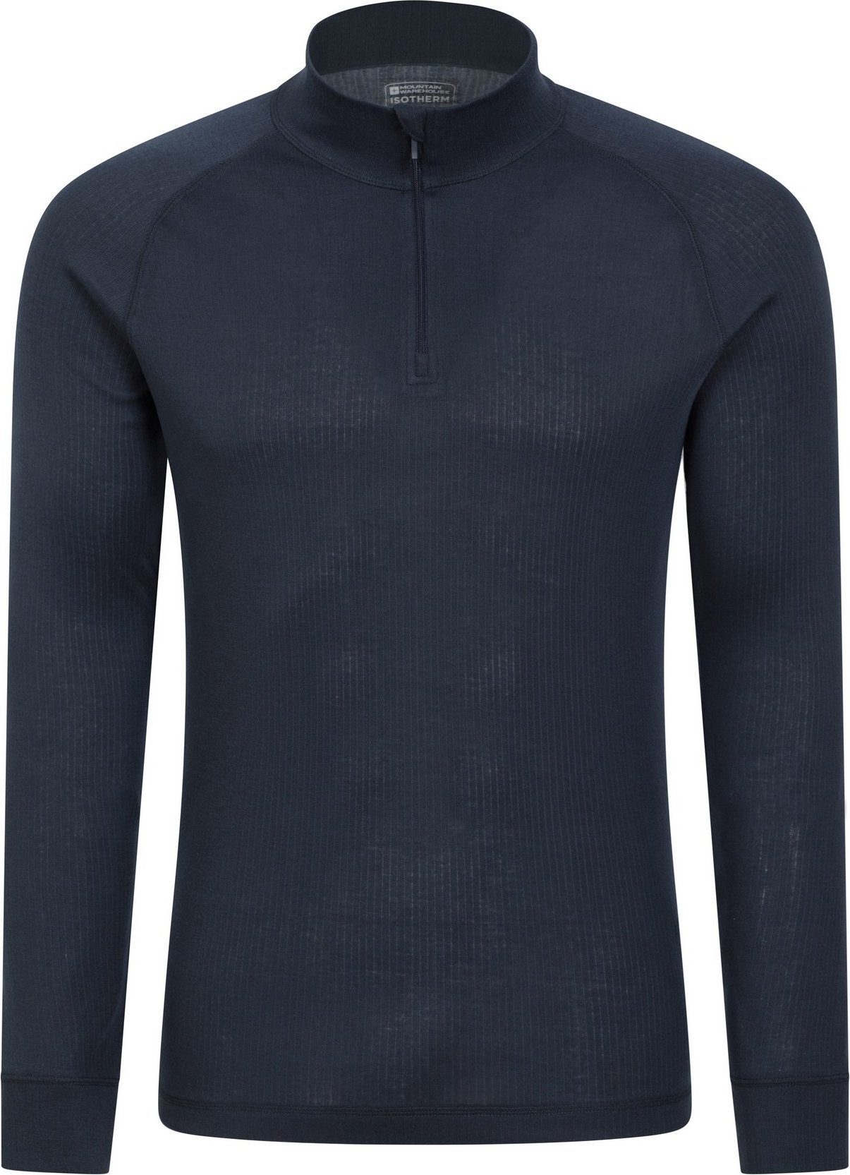 Mountain Warehouse - "Talus" Thermo-Top Reißverschluss für Herren Langärmlig (Marineblau)