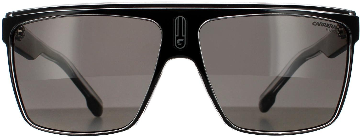 Carrera Shield Unisex Schwarz Kristall Grau Polarisierte Sonnenbrille