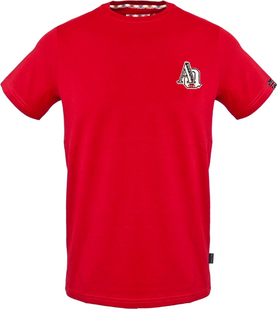 Aquascutum �1851 AQ� Logo Rotes T-Shirt