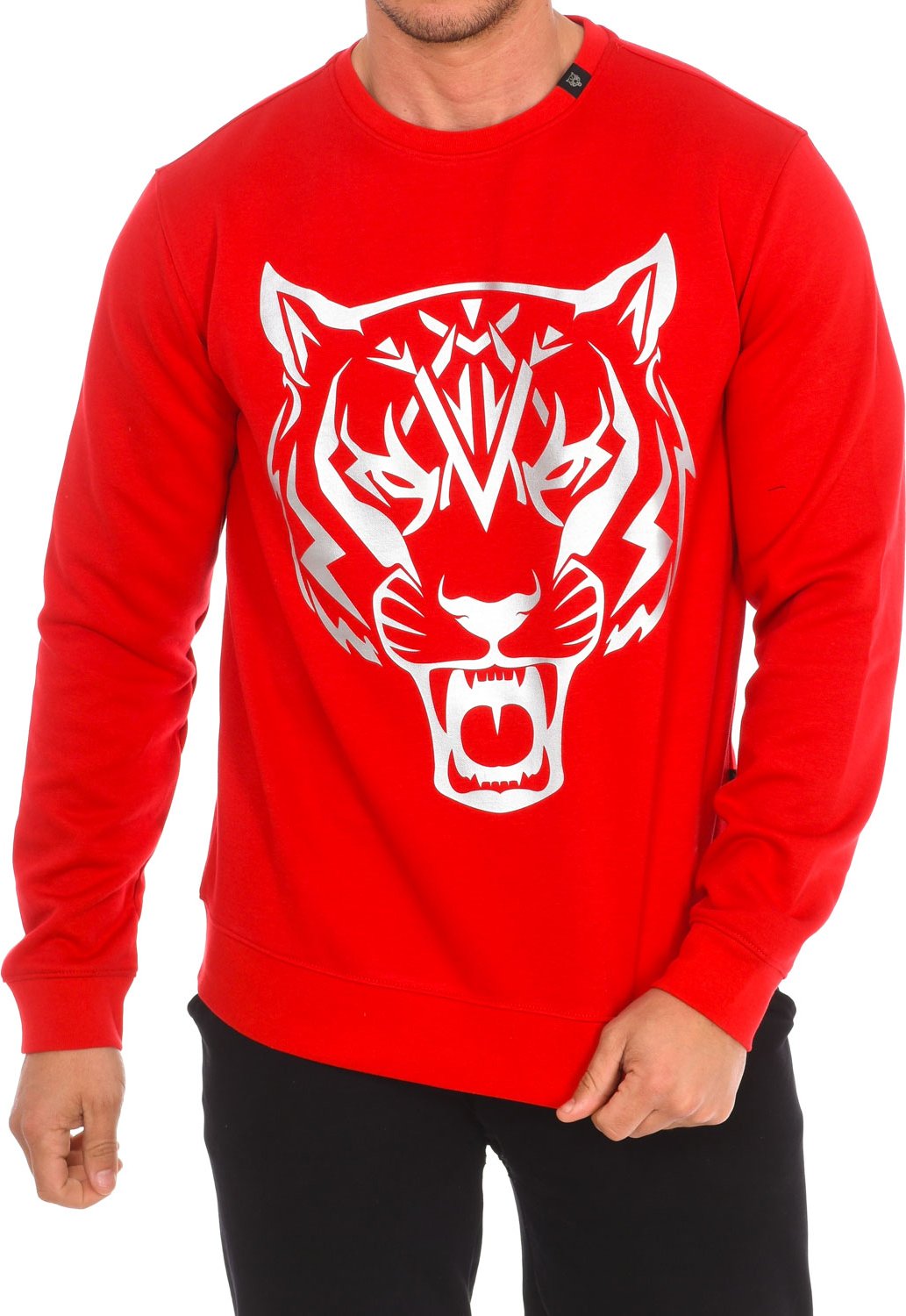 FIPSG604 Langarm-Sweatshirt mit Rundhalsausschnitt für Männer