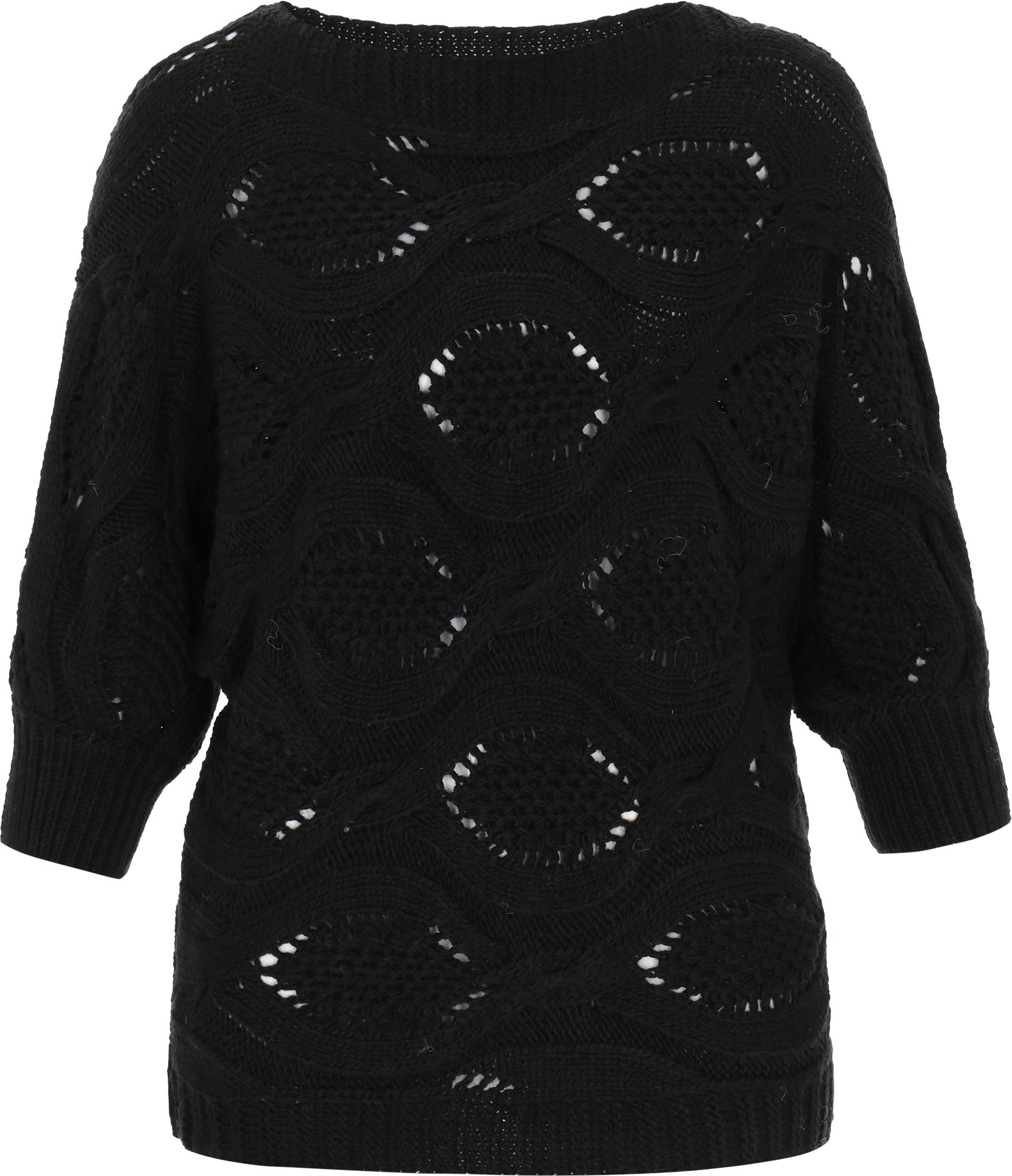 usha Pullover Frauen schwarz meliert