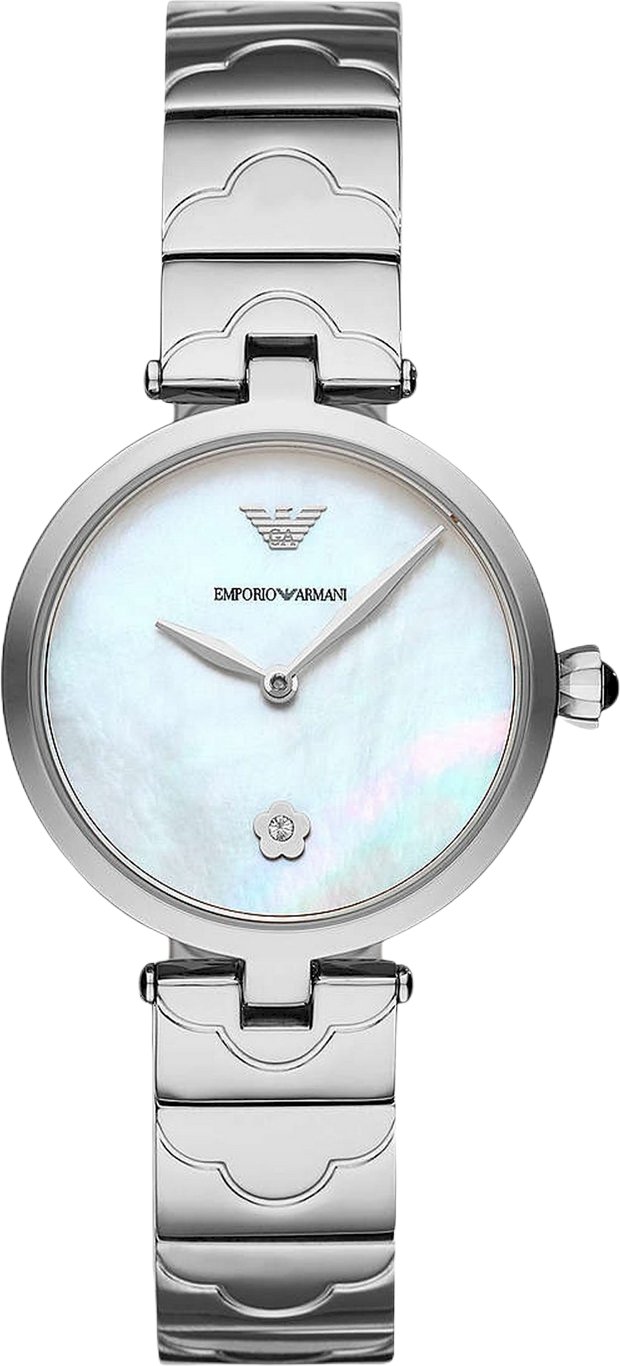 Emporio Armani Damenuhr Quartz Silber