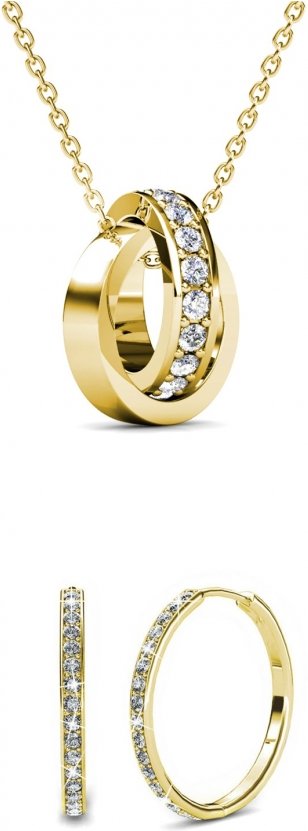 Parures Chic Kreisreifen - Doré et Cristal