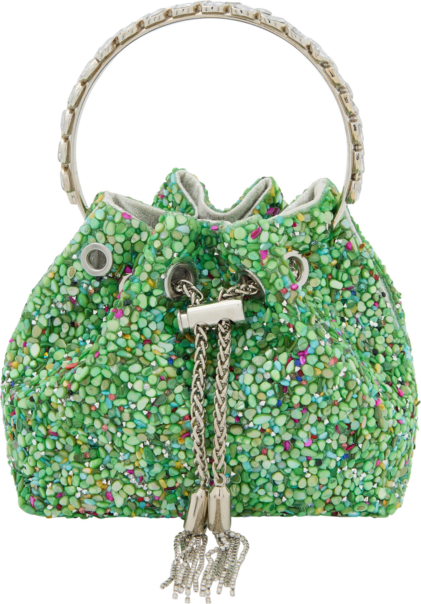 Faina Beuteltasche Beuteltasche Frauen grün mehrfarbig