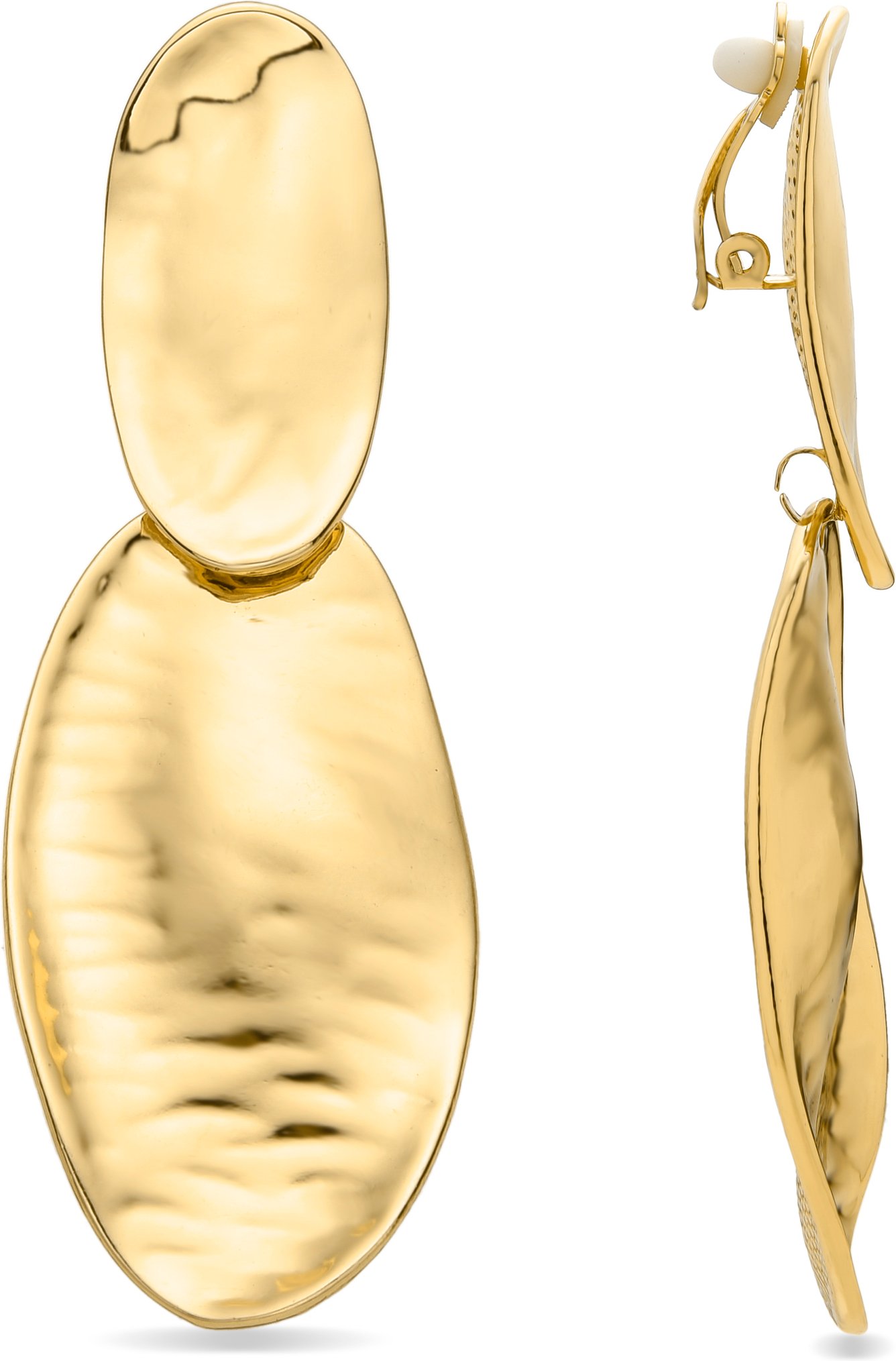 Luxenter-Ohrringe aus 18k Gelbgold - Zinlay