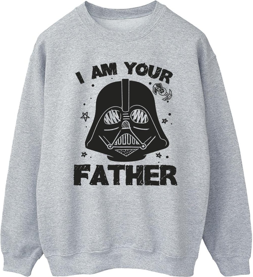 Star Wars - "I Am Your Father" Sweatshirt für Herren (Sportgrau)