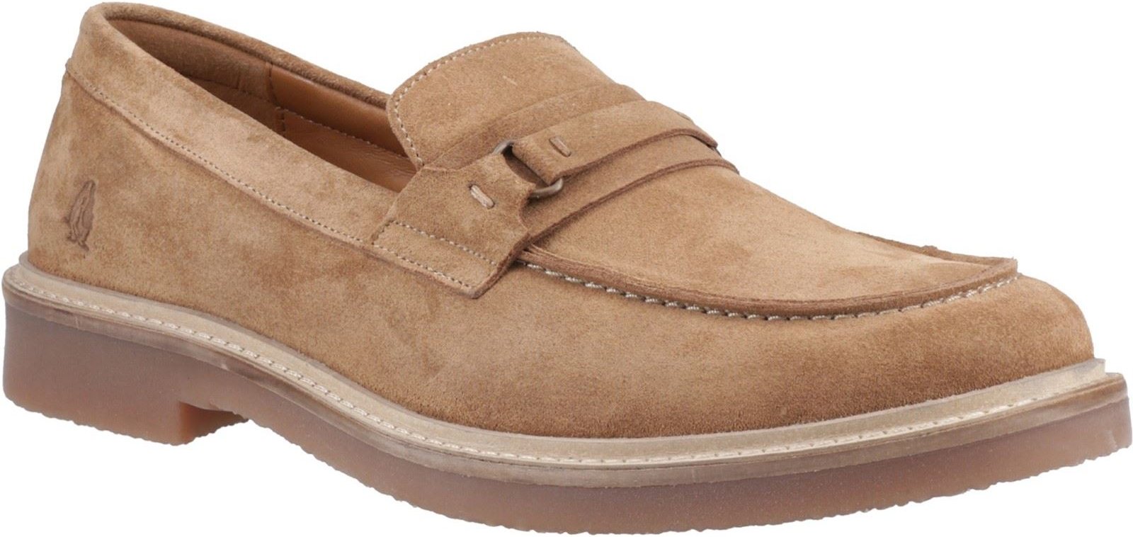 Thumbnail - Hush Puppies Gryffin Leder Herren Tan Slipper