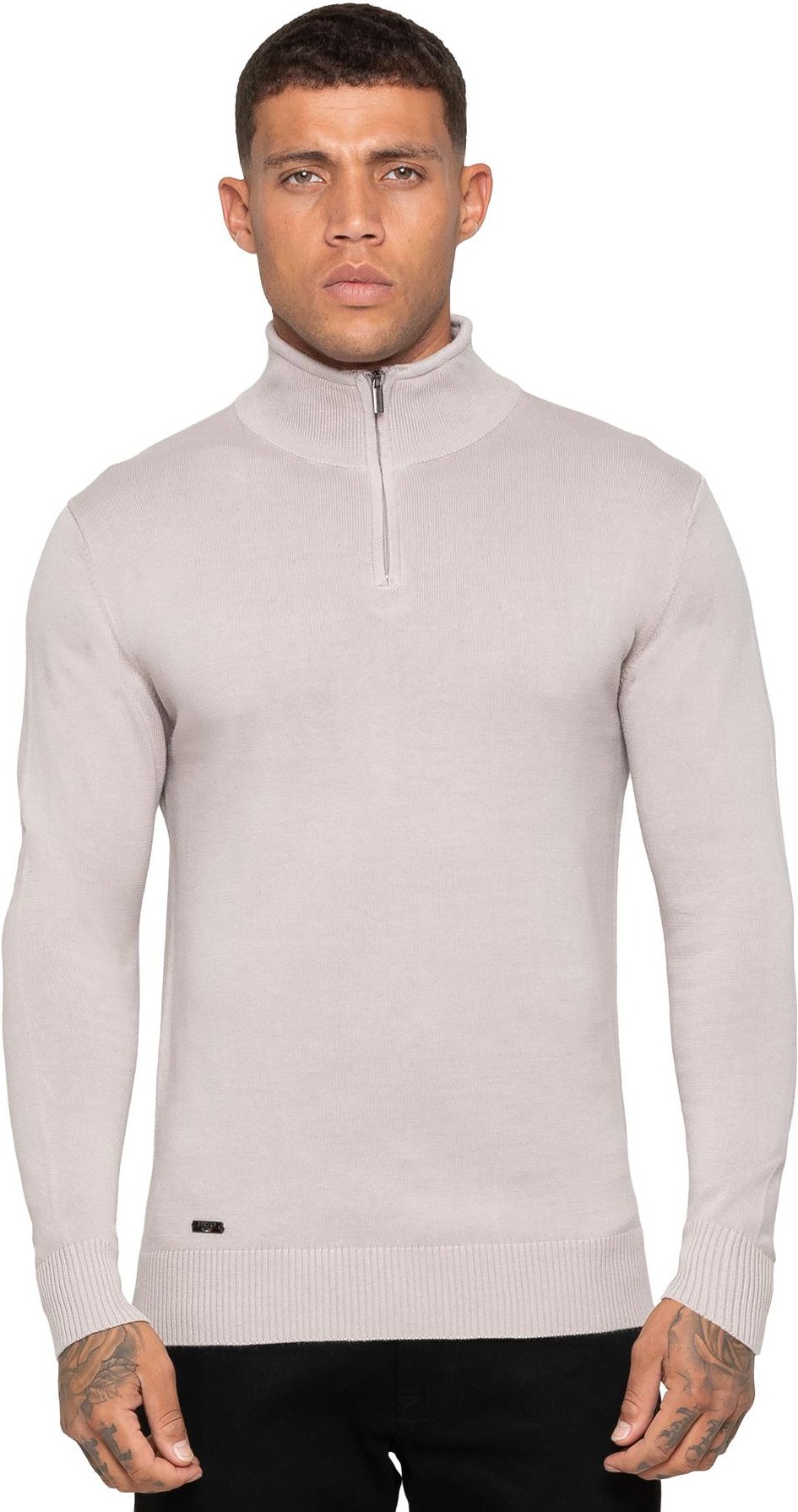 Enzo Milano | Herren Half Zip Strickpullover