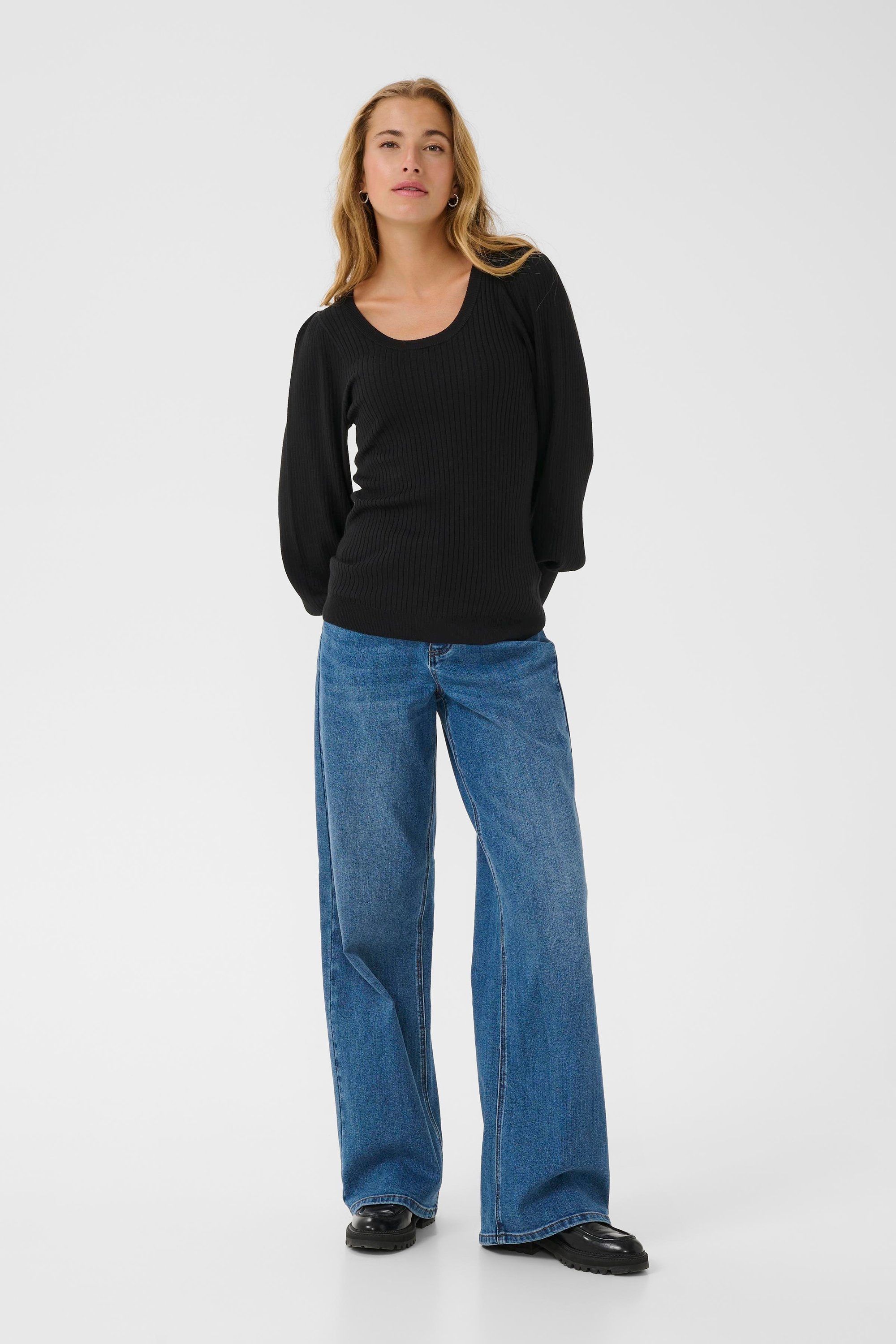 Strickpullover KAdora Slim fit black