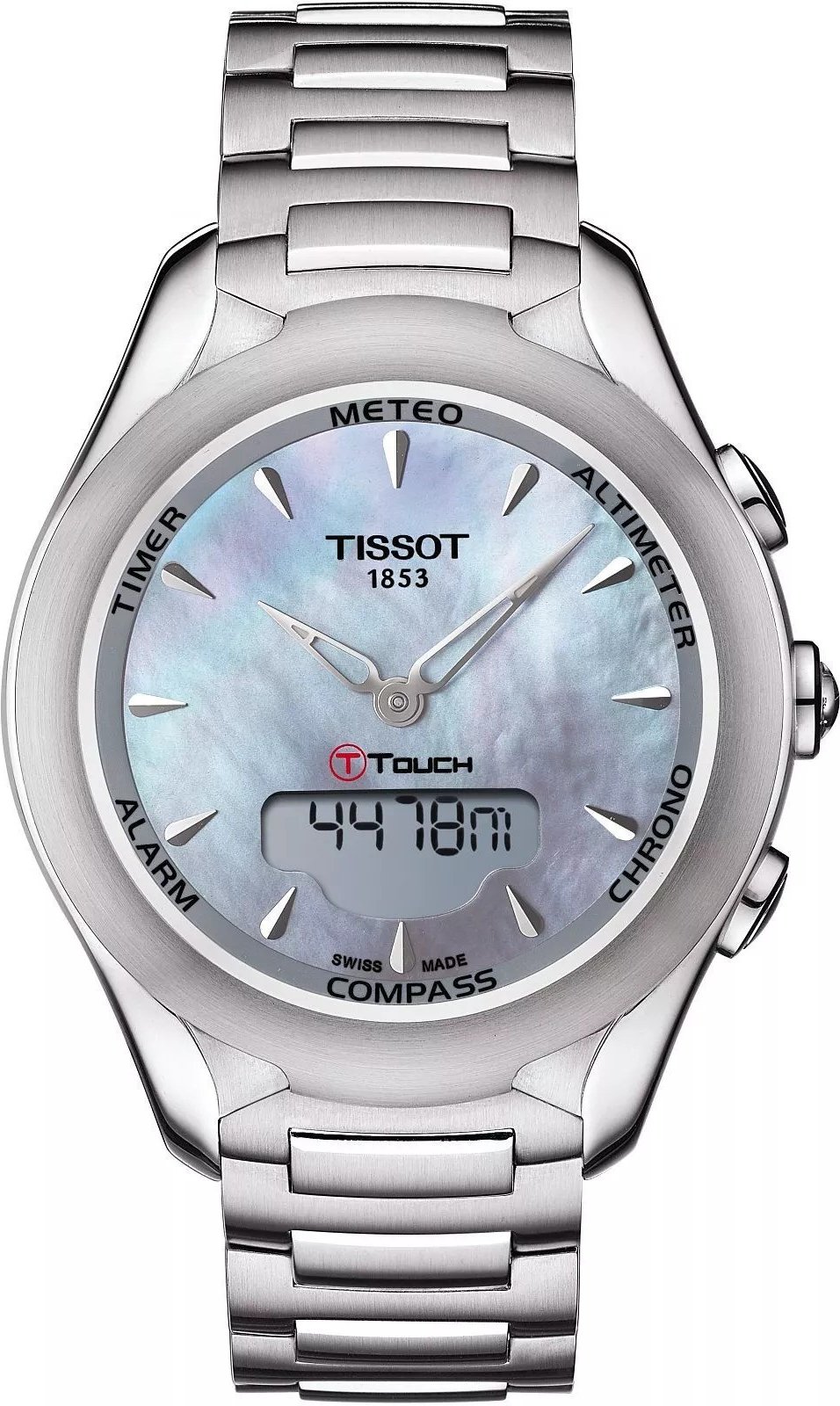 Tissot T-touch Solar Damenuhr Silber T0752201110100