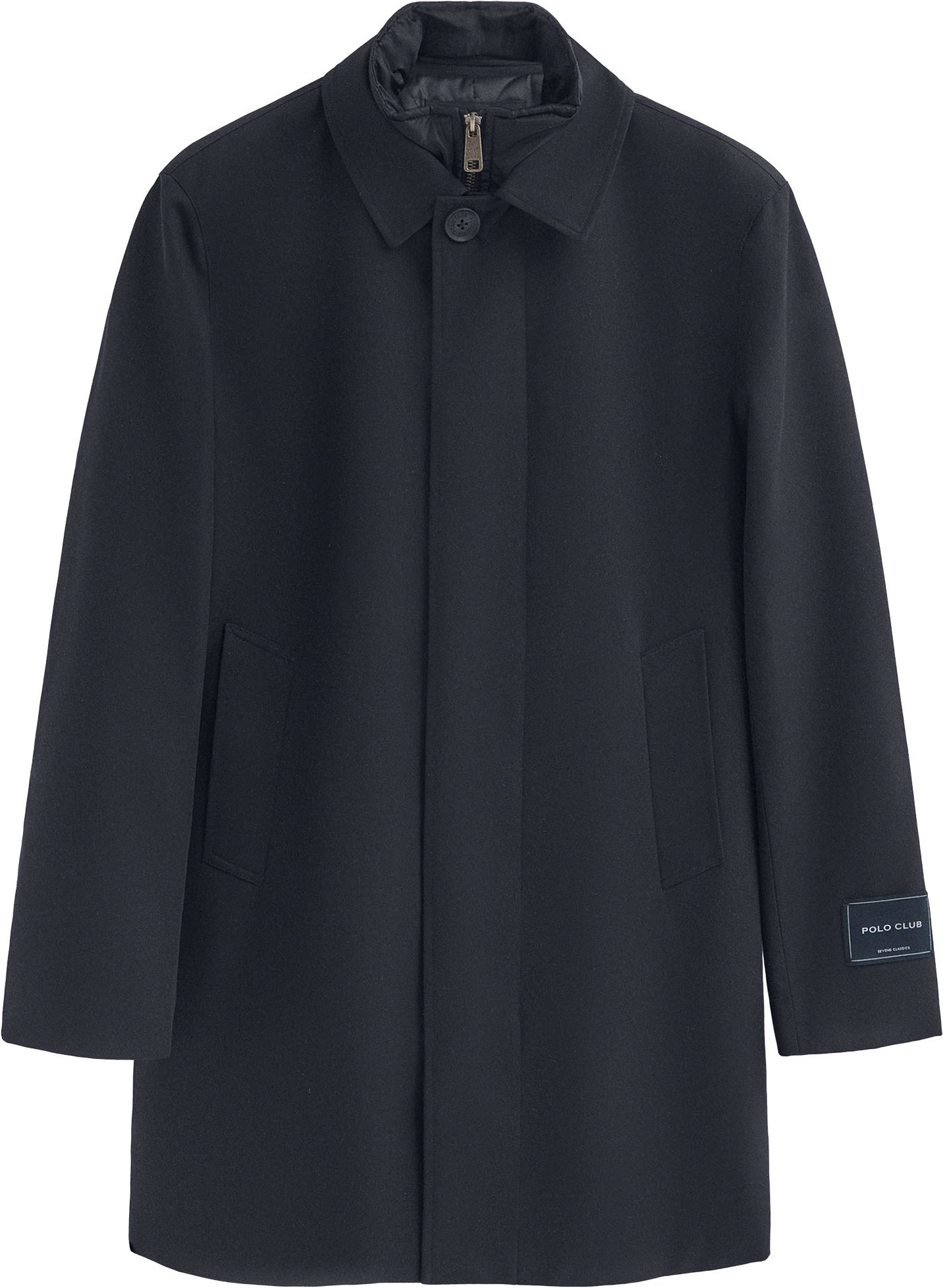 Jacke Jefrey marineblau mit Polo Club Logo