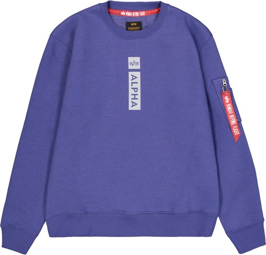 Alpha Puff Print Sweatshirt