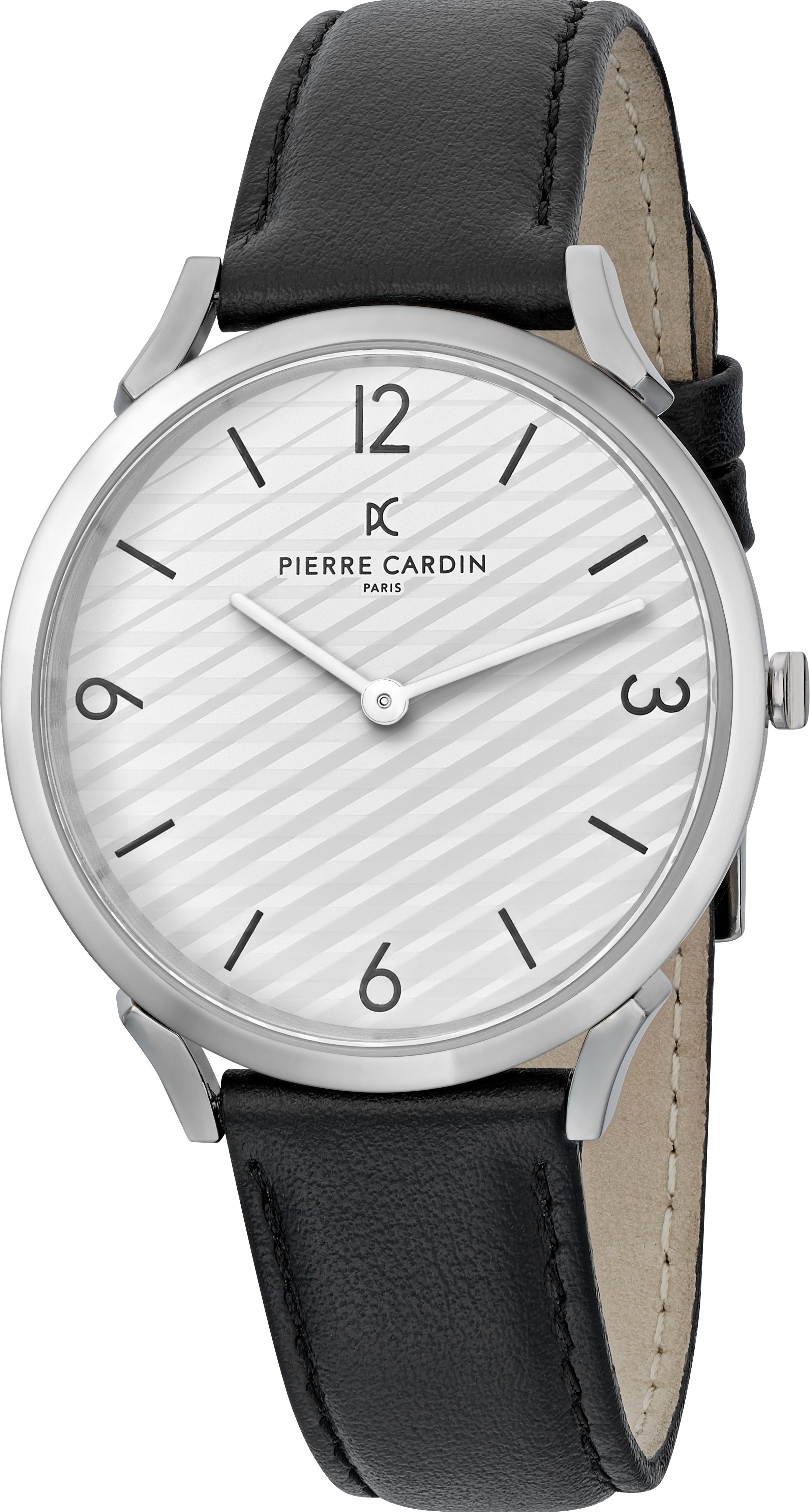 Pierre Cardin Pigalle Stripes Schwarz Herren Armbanduhr CPI.2016
