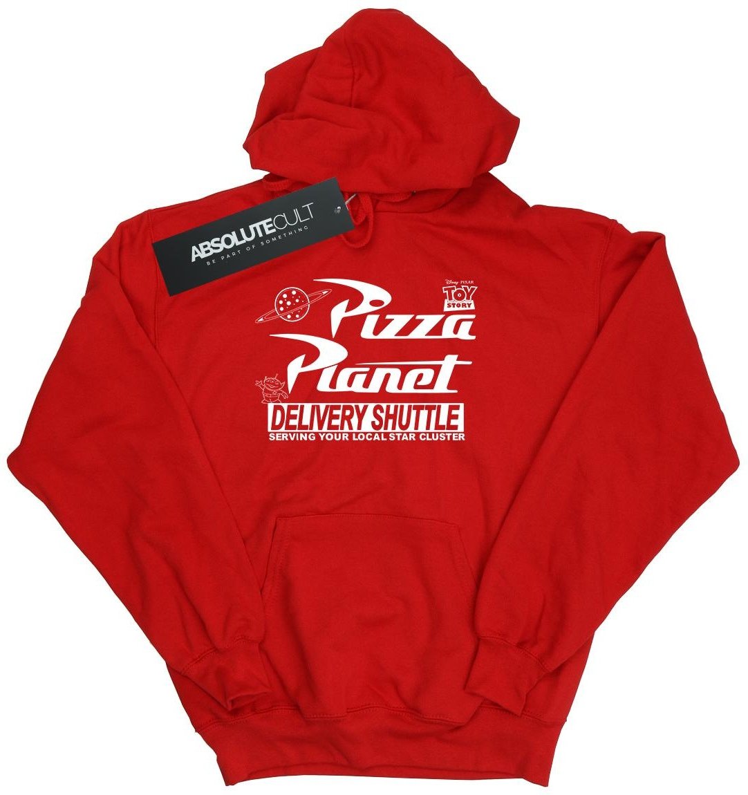 Disney - "Toy Story Pizza Planet Logo" Kapuzenpullover für Herren (Rot)