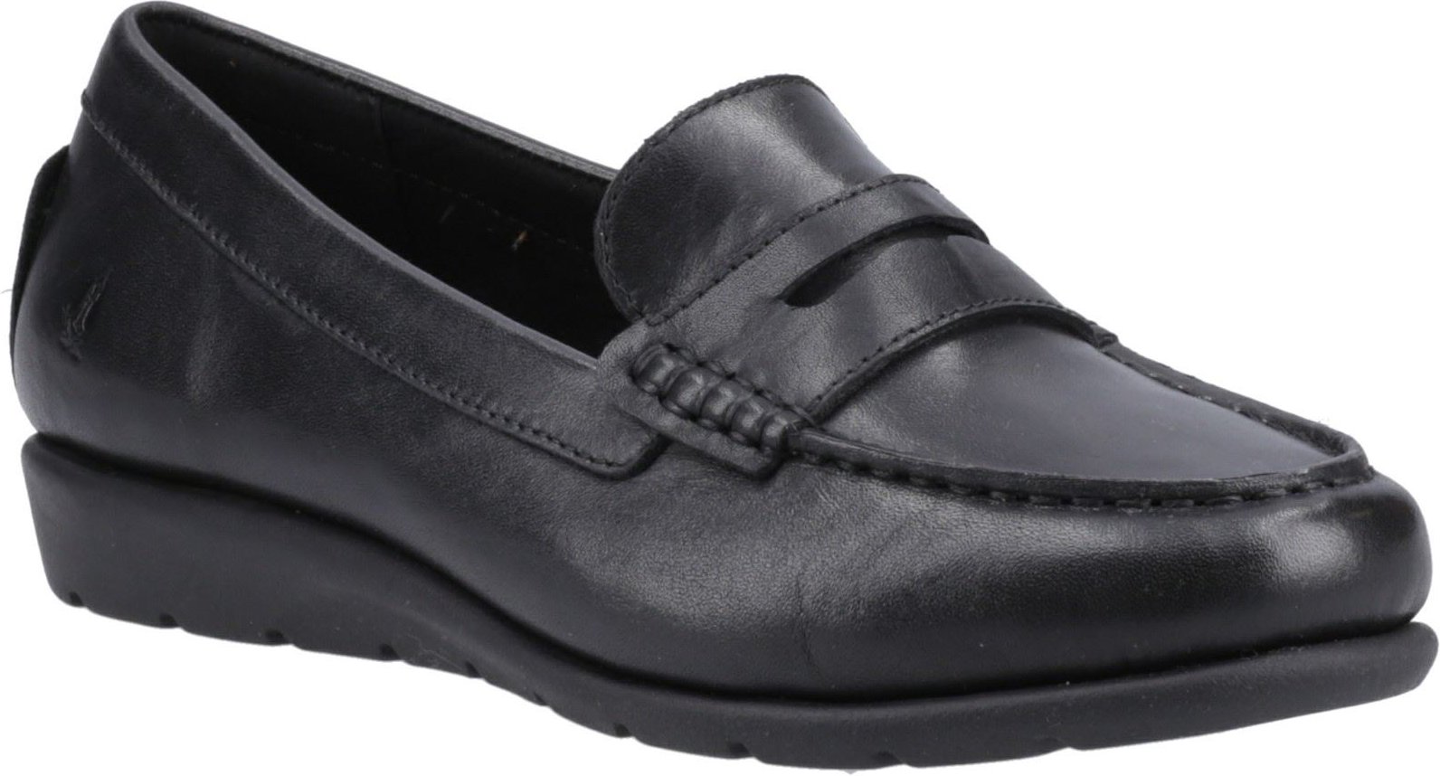 Hush Puppies Shelby Leder Damen Schwarz Slipper