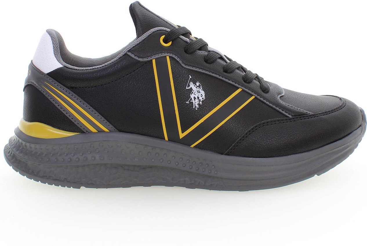 U.S. POLO ASSN. Herren schwarze Sneaker
