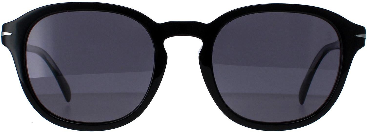 David Beckham Runde Herren Schwarz Grau Polarisiert DB1011/F/S