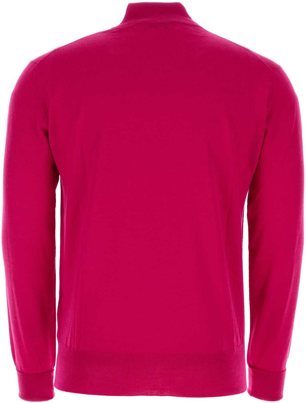 Fuchsia-Wollpullover