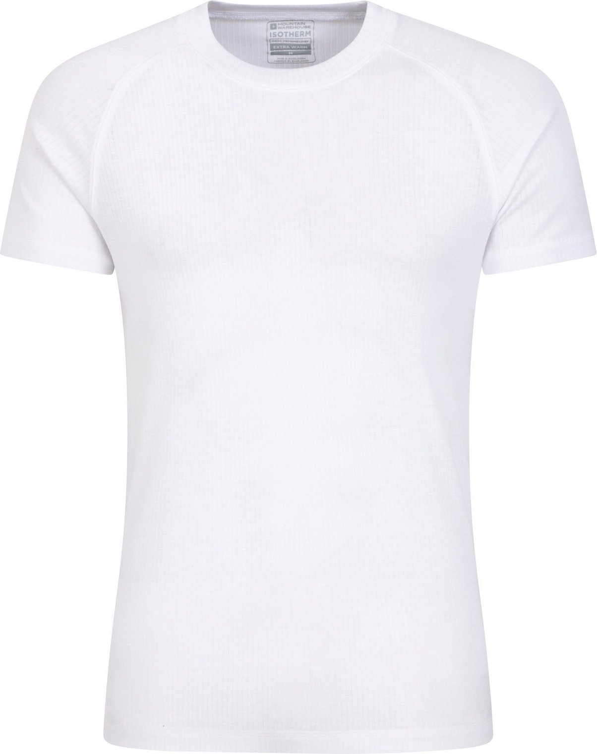 Thumbnail - Mountain Warehouse Herren Talus Rundhalsausschnitt Kurzarm Thermal Top (Weiß)