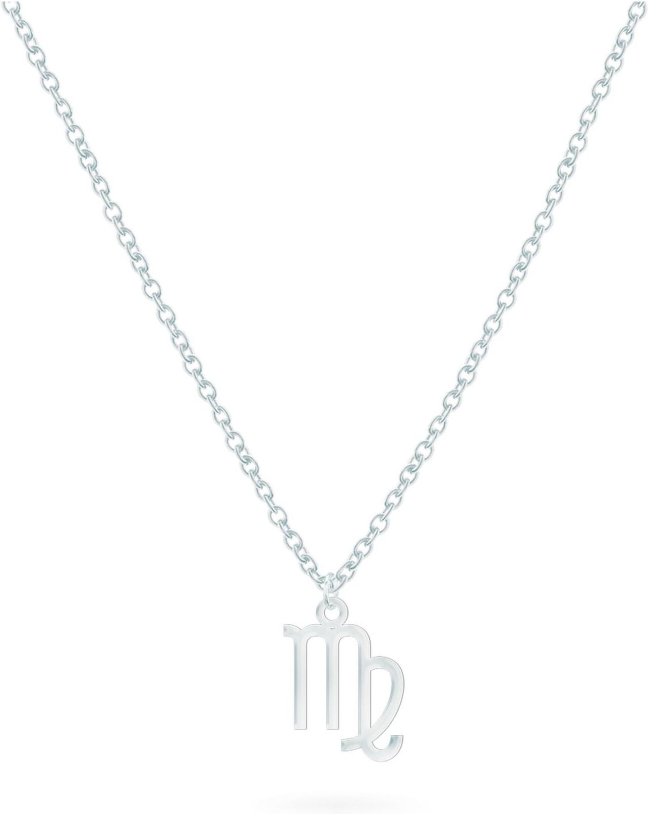 BEKA&BELL Anhänger mit Kette 925-Sterling Silber Glänzend 42cm Jungfrau