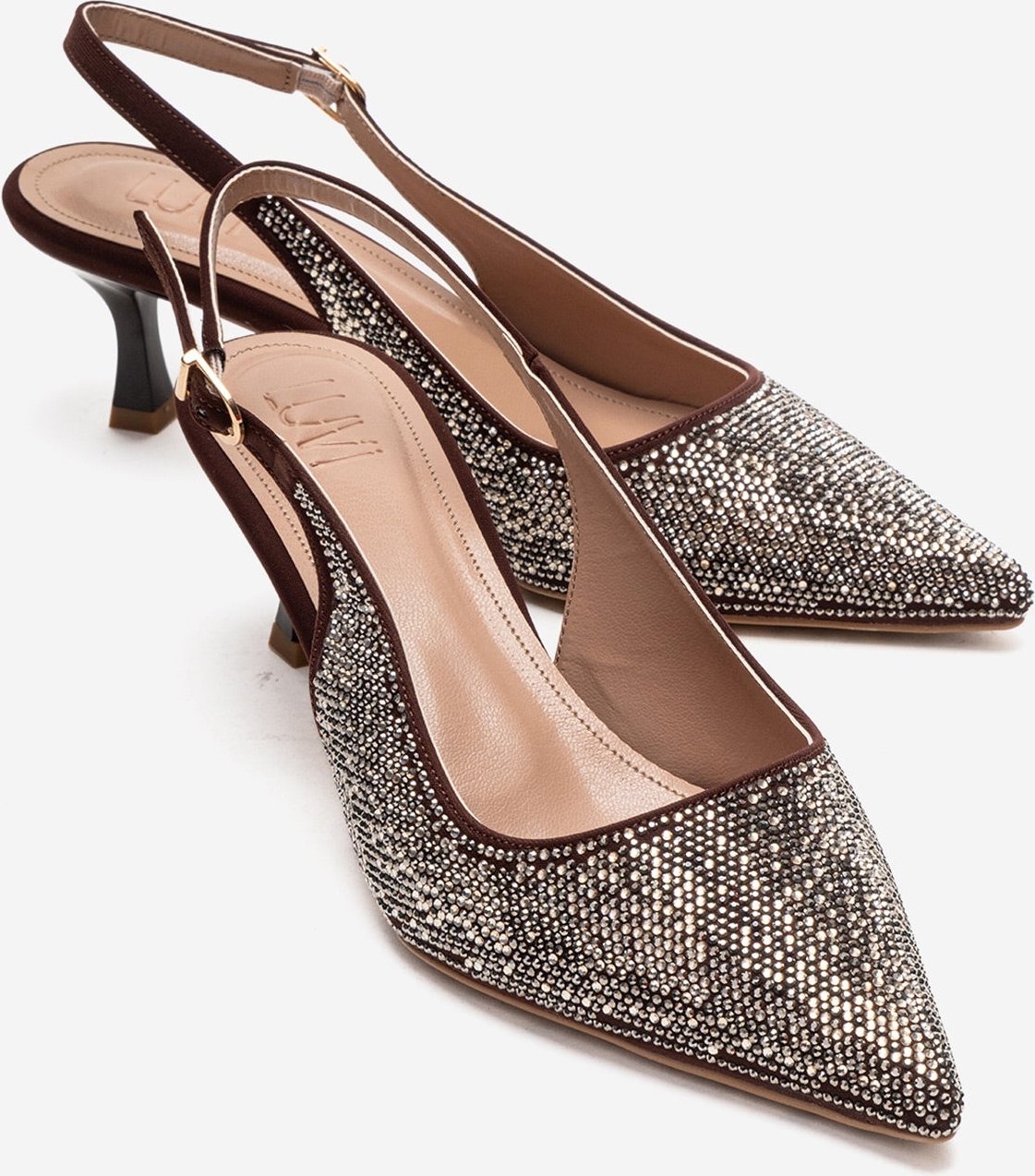 Nella Verzierter Slingback Spitzer Zehenbereich Pumps (Damen)