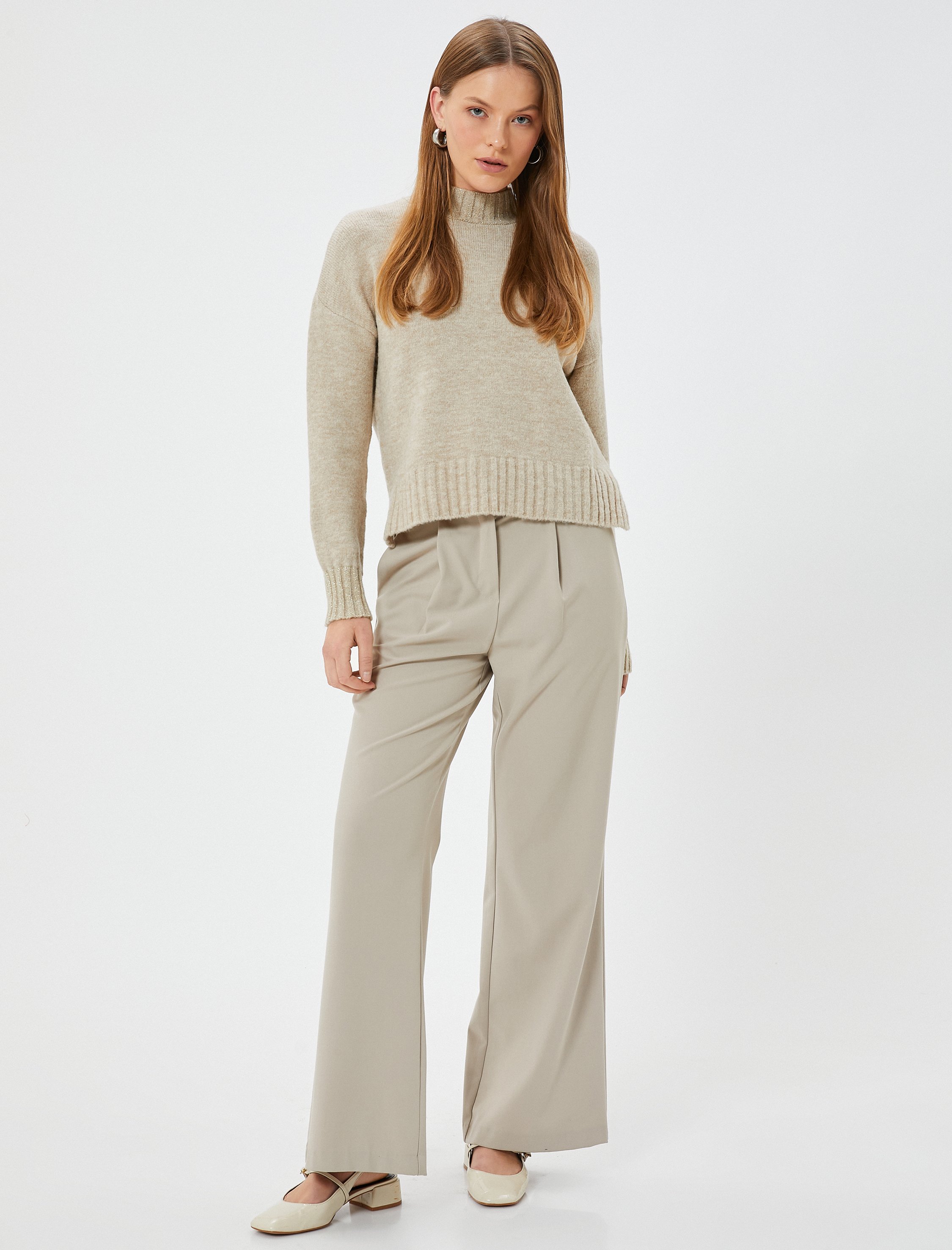 Thumbnail - Koton Sweater Standkragen Regular Sweater