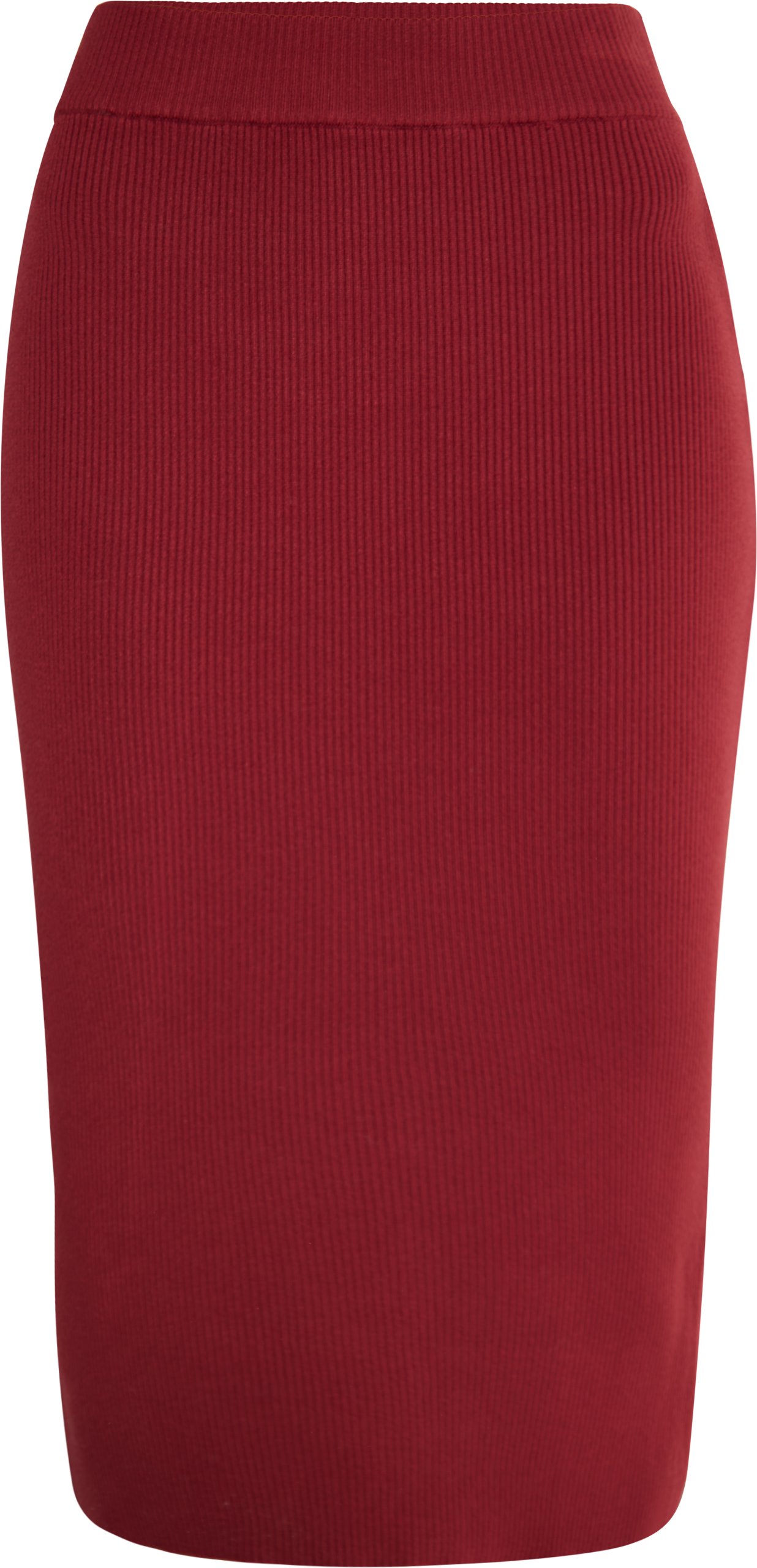 Faina Jersey Bleistiftrock Damen weinrot