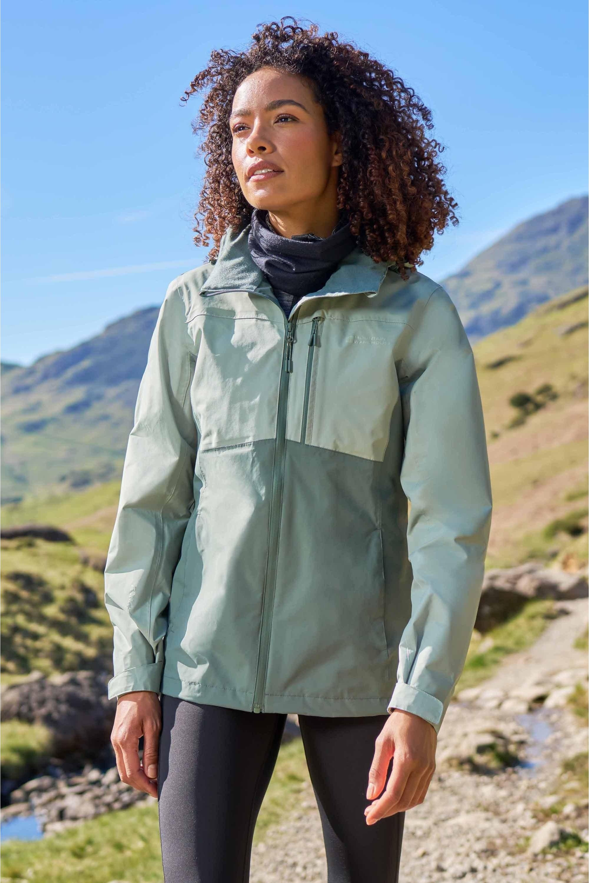 Mountain Warehouse - "Rainforest II Extreme" Jacke, wasserfest für Damen (Helles Khaki)