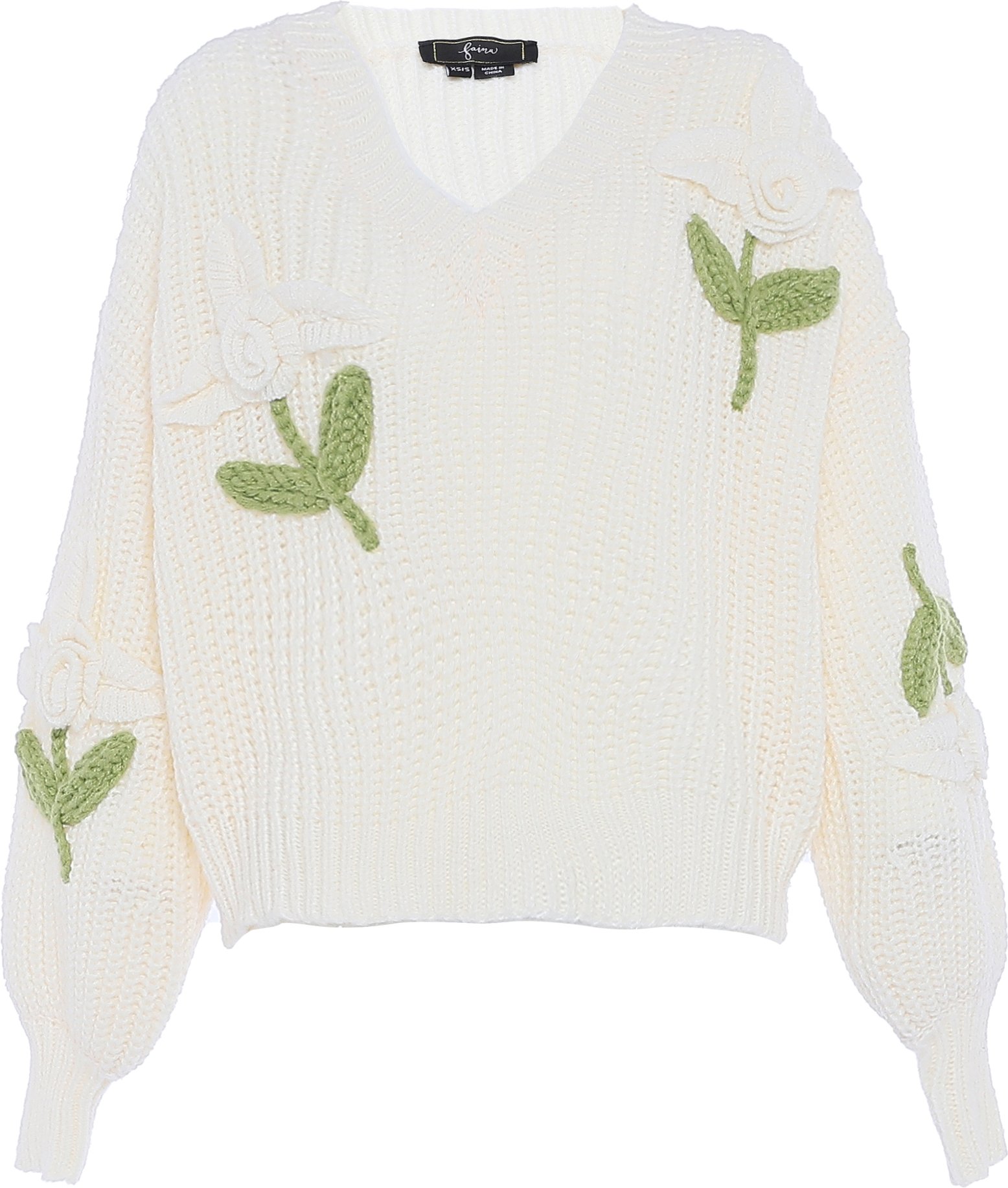 Faina Zur Seite fahren Damen Wollweiß