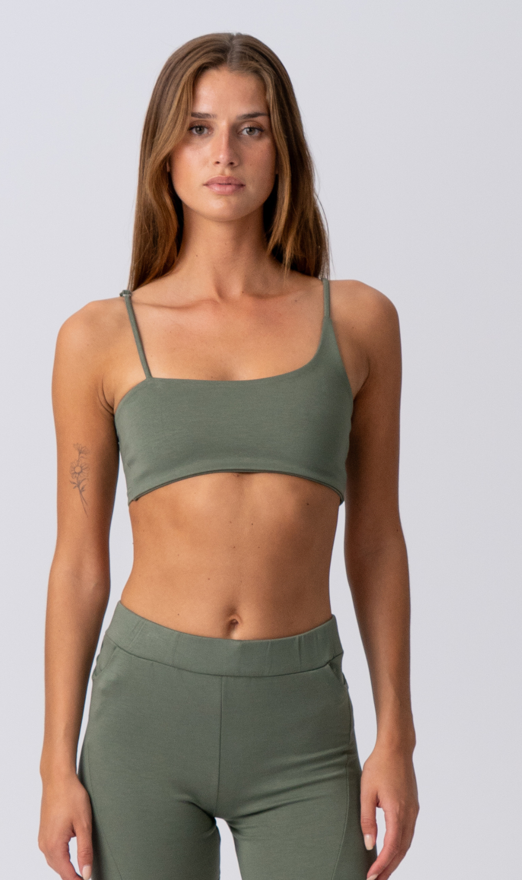 Thumbnail - Alisa Mini-Top - Khaki