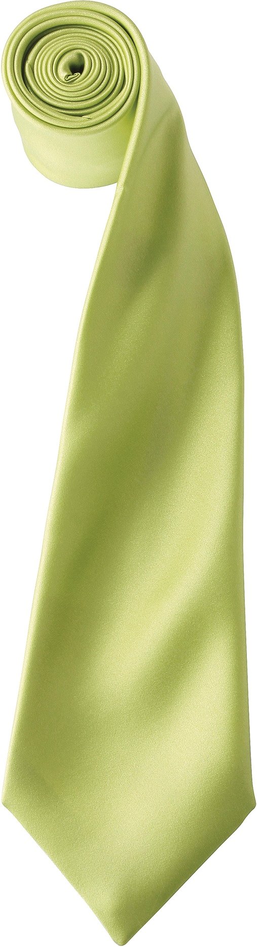 Premier Herren-Krawatte aus Satin (schmale Klinge) (Limette)