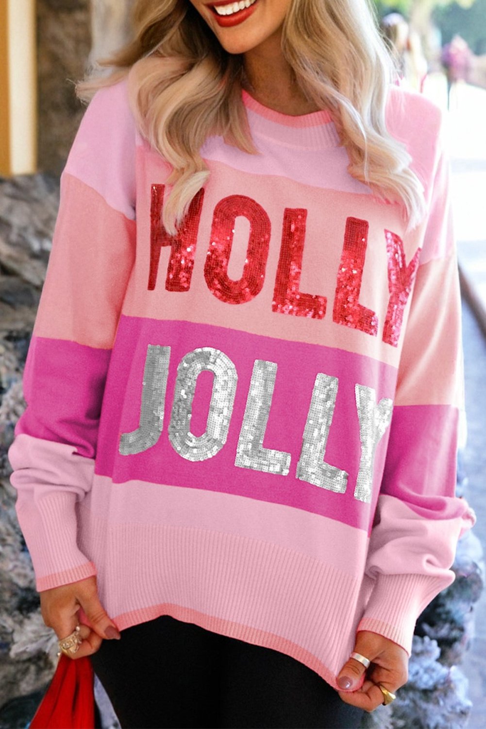 Holly Jolly Grafikpullover