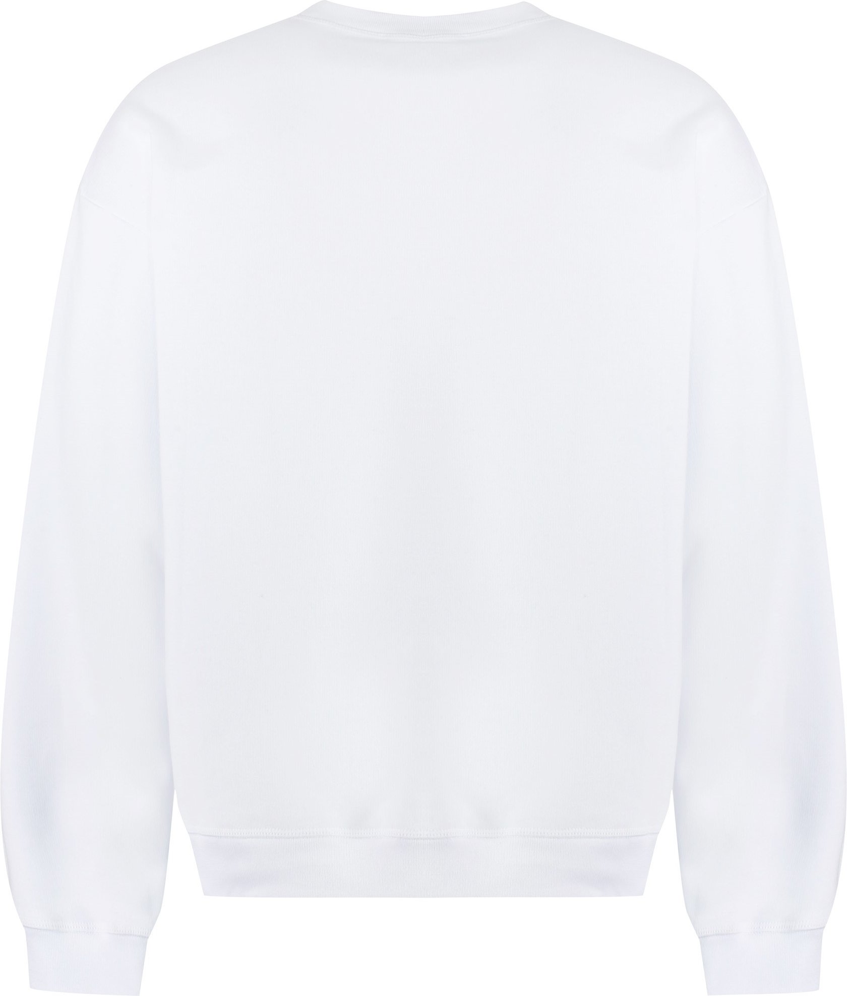 Baumwoll-Sweatshirt mit Rundhalsausschnitt und Logo