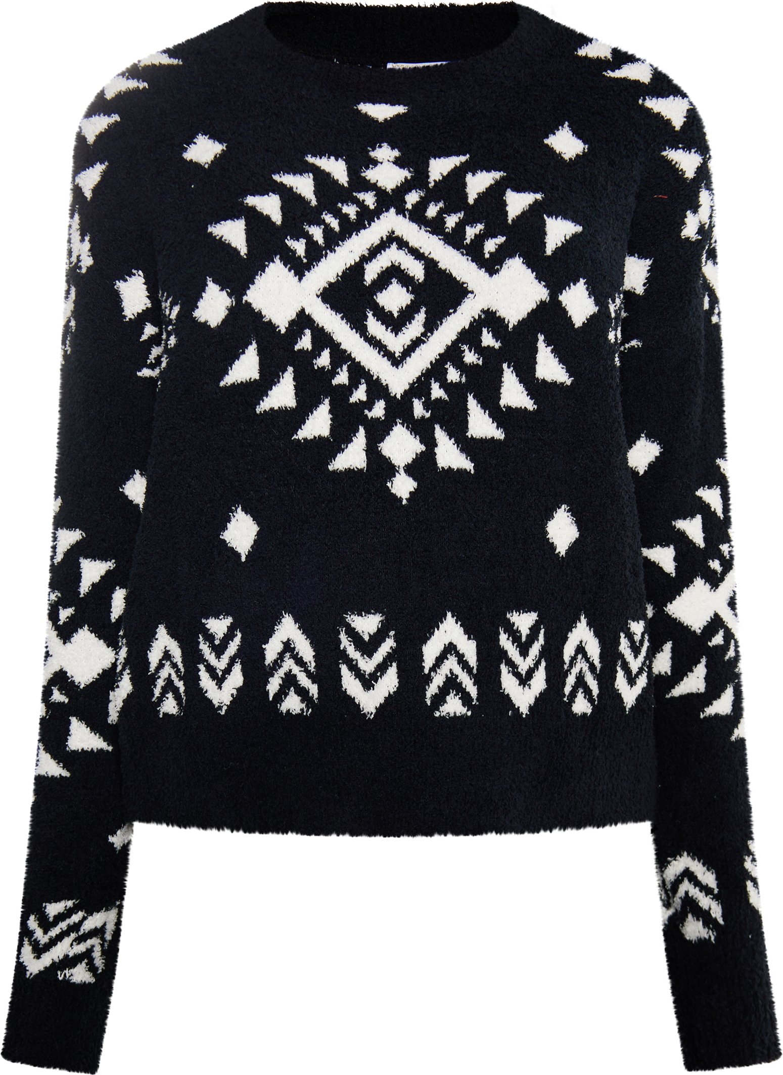 IZIA Zur Seite fahren Damen schwarz-wollweiß