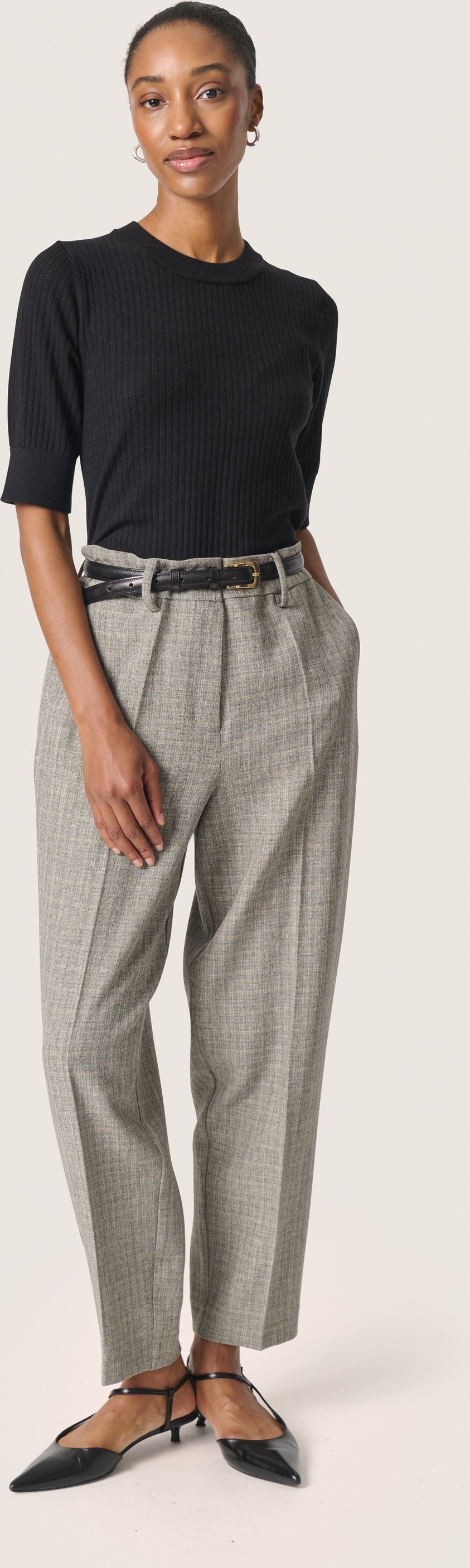 Langarm-Shirt SLSpina Gerade Passform black